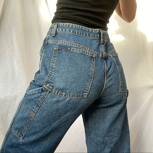 SOLD - Vintage high waisted Calvin Klein carpenter jeans